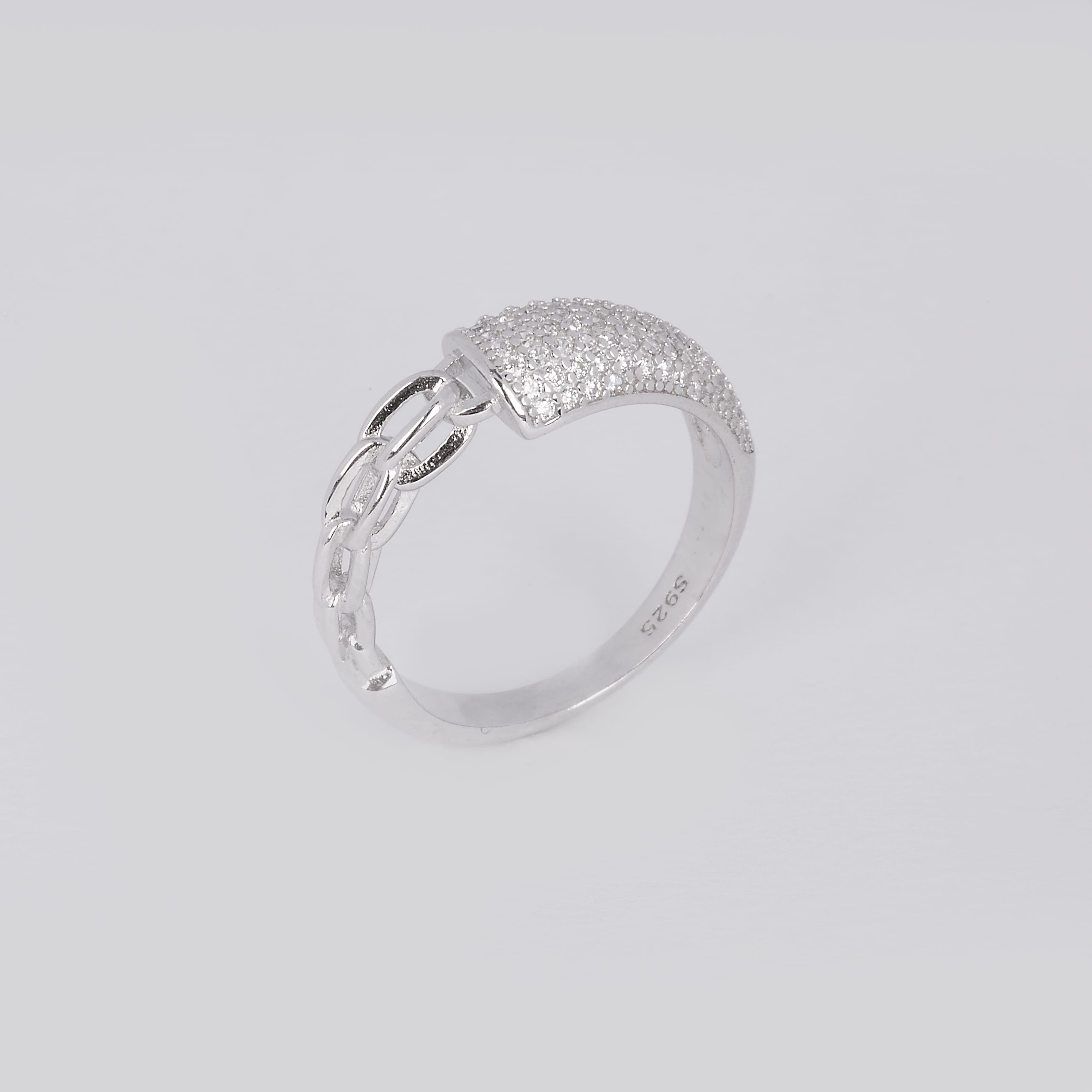 انگشتر نقره زنانه جواهری طرح 40