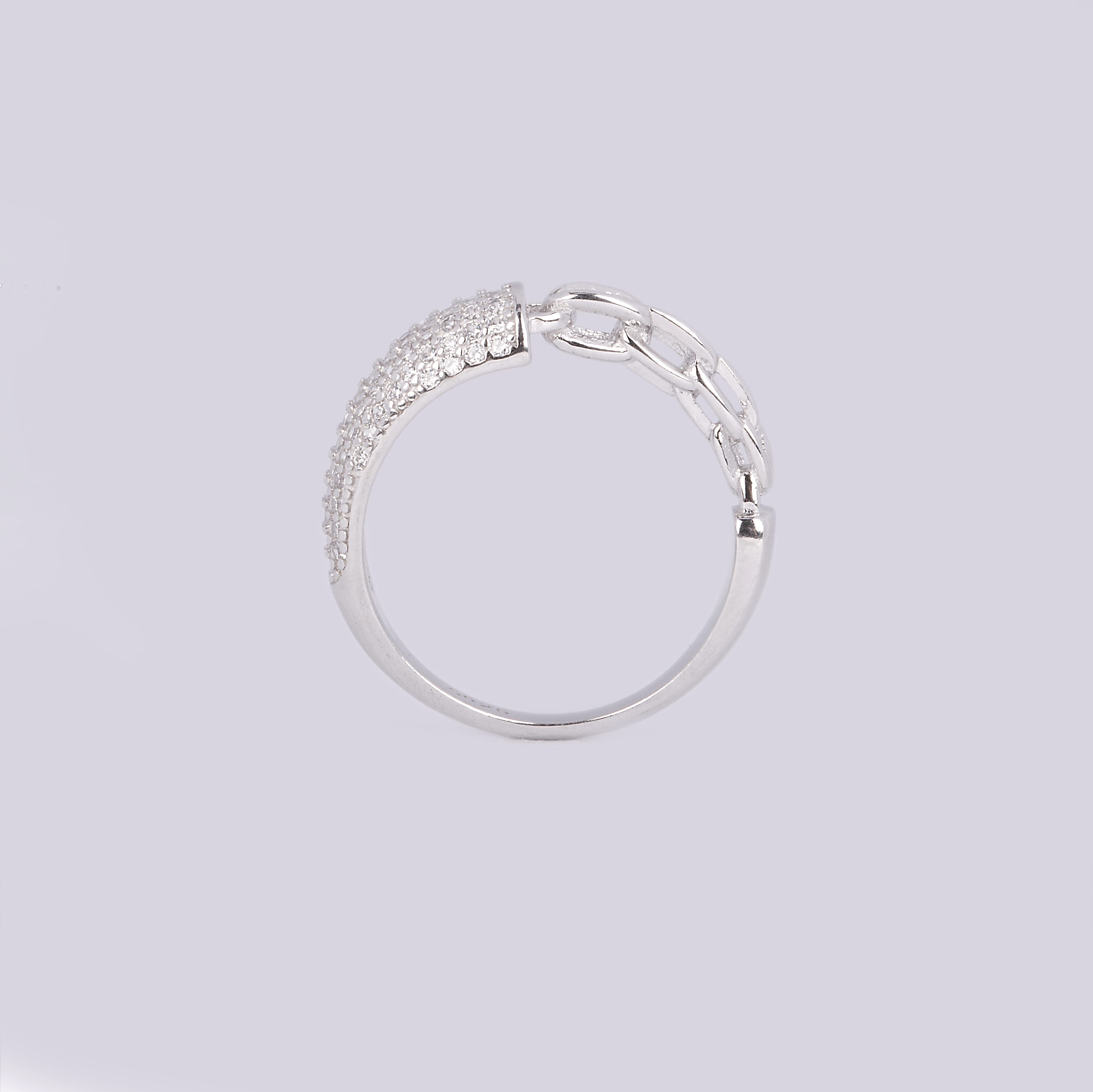 انگشتر نقره زنانه جواهری طرح 40