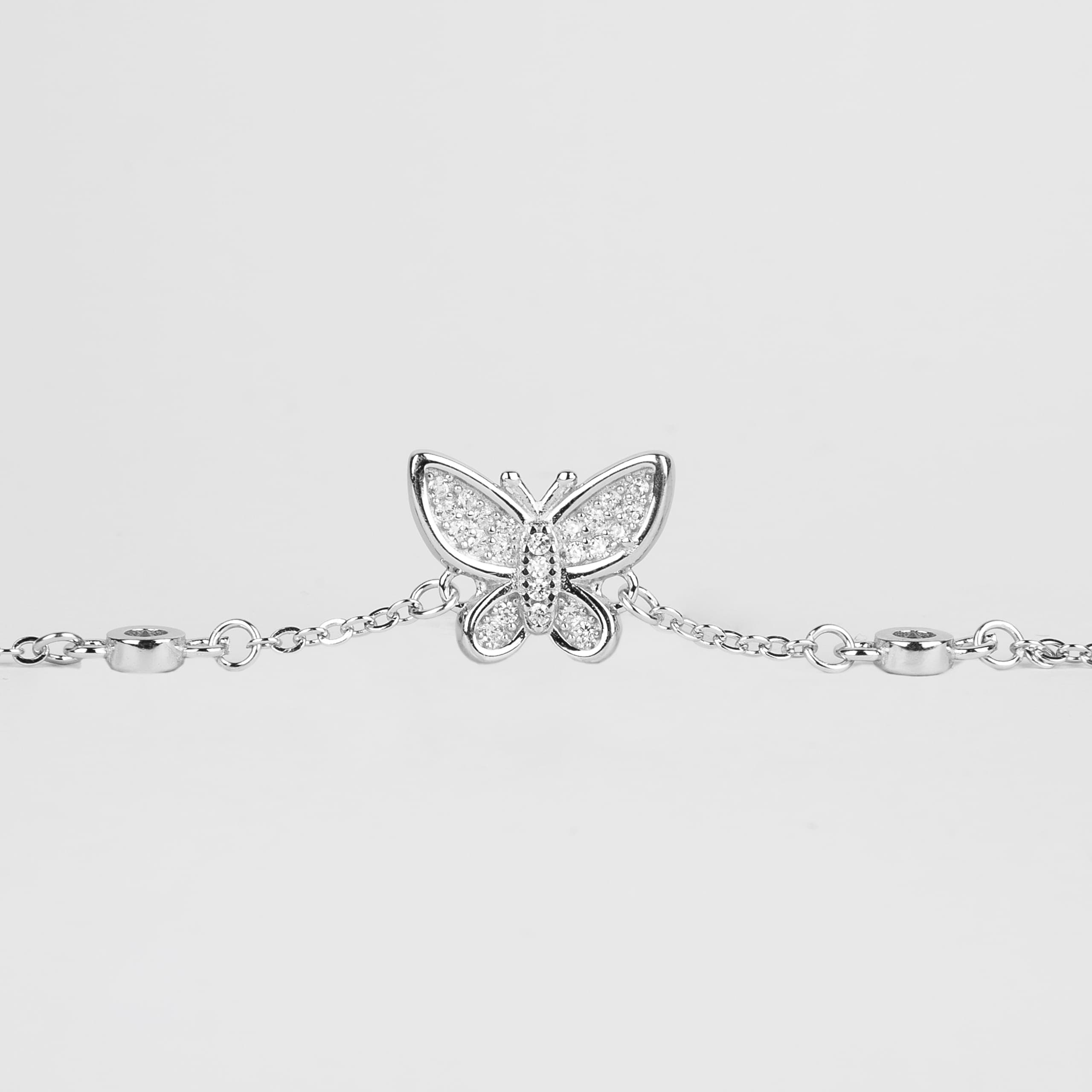 دستبند نقره زنانه جواهری طرح 1