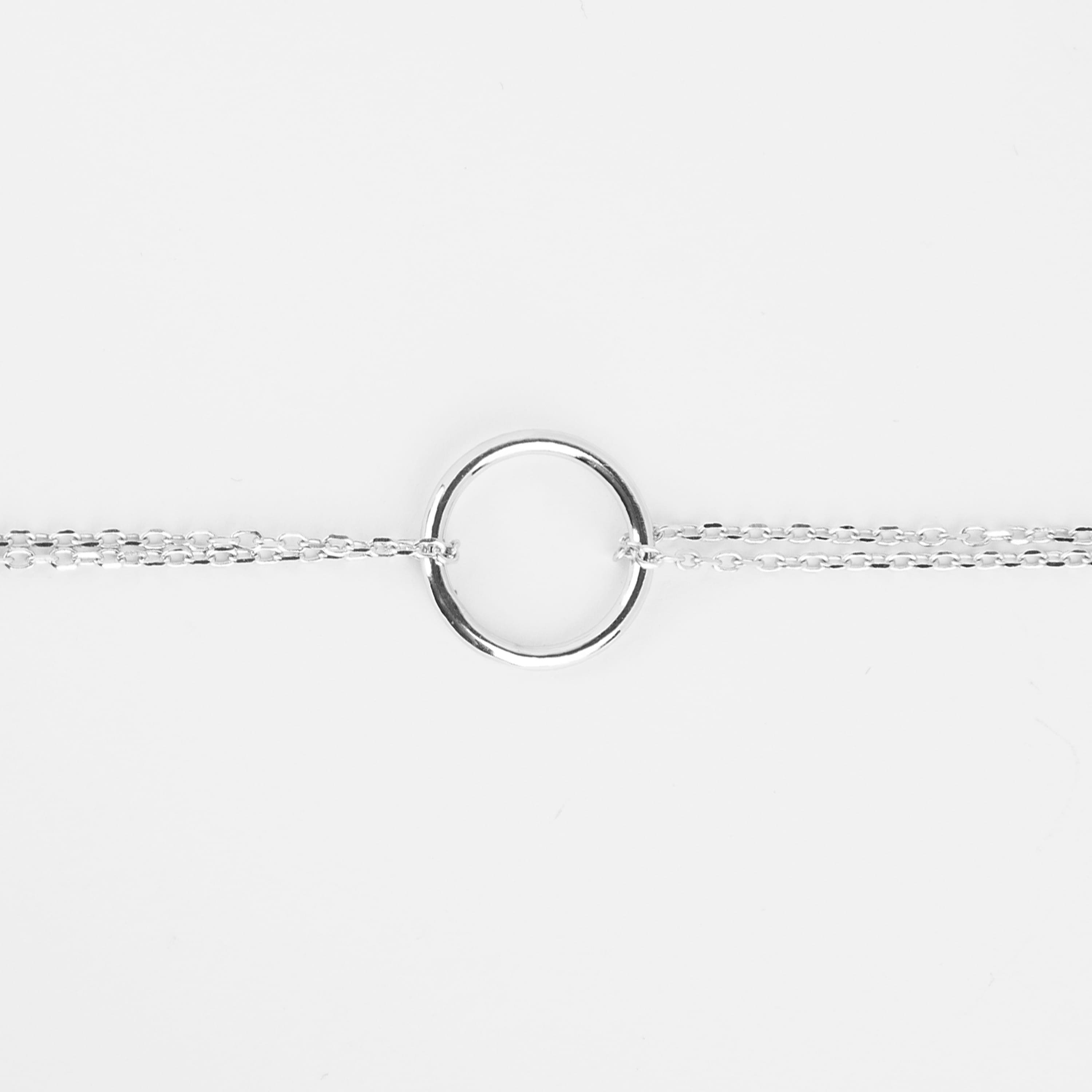 دستبند نقره زنانه جواهری طرح 7